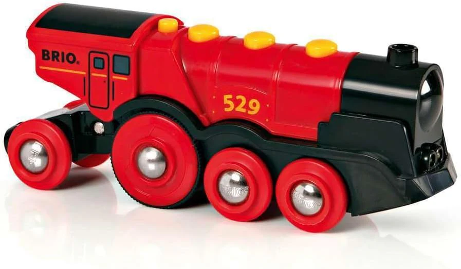 BRIO Train Mighty Red Action Locomotive Battery Powered - Image 5