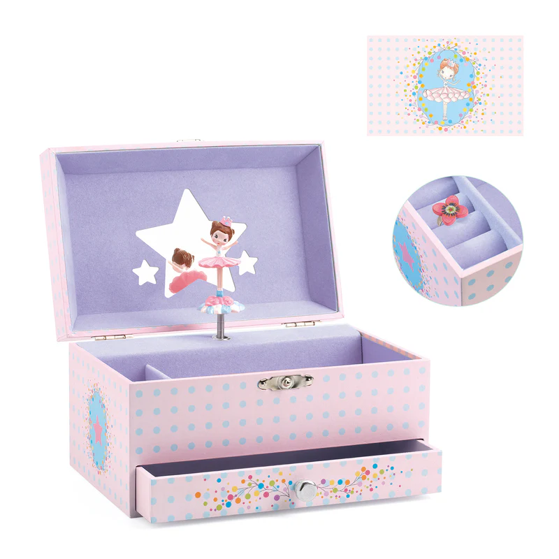 Djeco Jewellery Box Musical Ballerina - Image 4