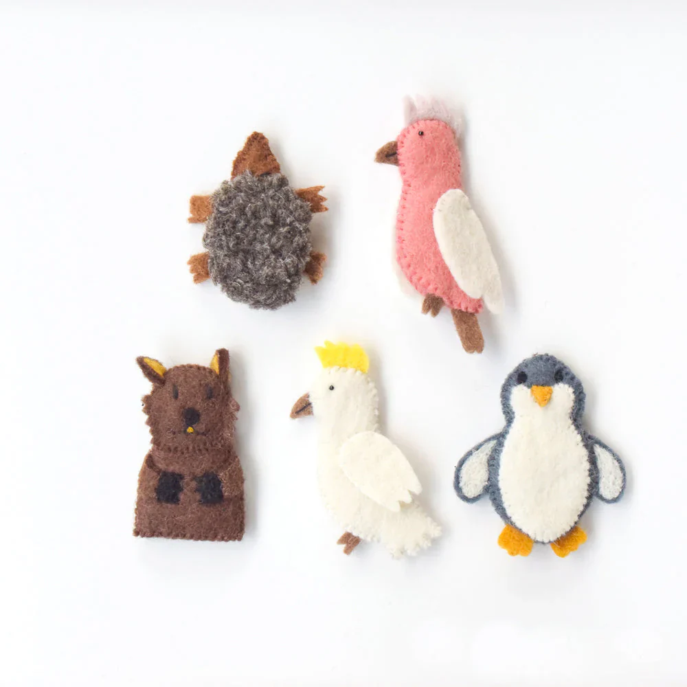 Tara Treasures - Australian Animals B Finger Puppet Set - Image 3