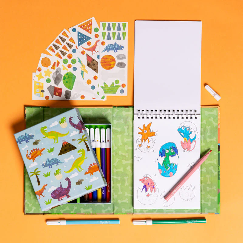 Tiger Tribe Colouring Set - Dinosaurs - Image 3