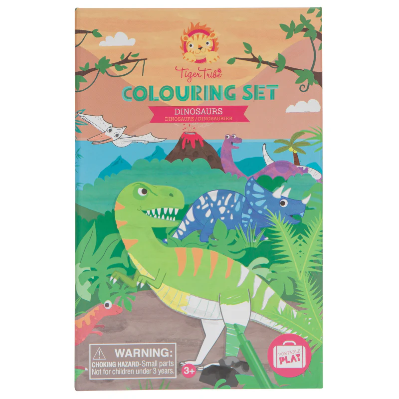 Tiger Tribe Colouring Set - Dinosaurs - Image 4