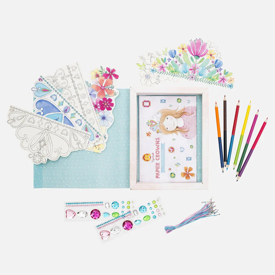 Tiger Tribe Paper Crowns - Princess Gems - Image 3